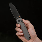 Raccoon TiSlim™ | Dim Grey Ti + Blackwash 154CM