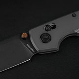 Raccoon TiSlim™ | Dim Grey Ti + Blackwash 154CM