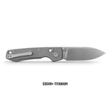 Raccoon TiSlim™ | Acid Wash Grey Ti + Stonewash S35VN