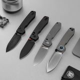 Raccoon TiSlim™ | Acid Wash Grey Ti + Stonewash S35VN