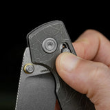 Raccoon TiSlim™ | Acid Wash Grey Ti + Stonewash S35VN