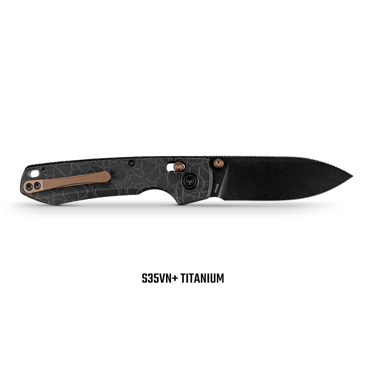 Raccoon TiSlim | Acid Wash Black Ti + Blackwash S35VN