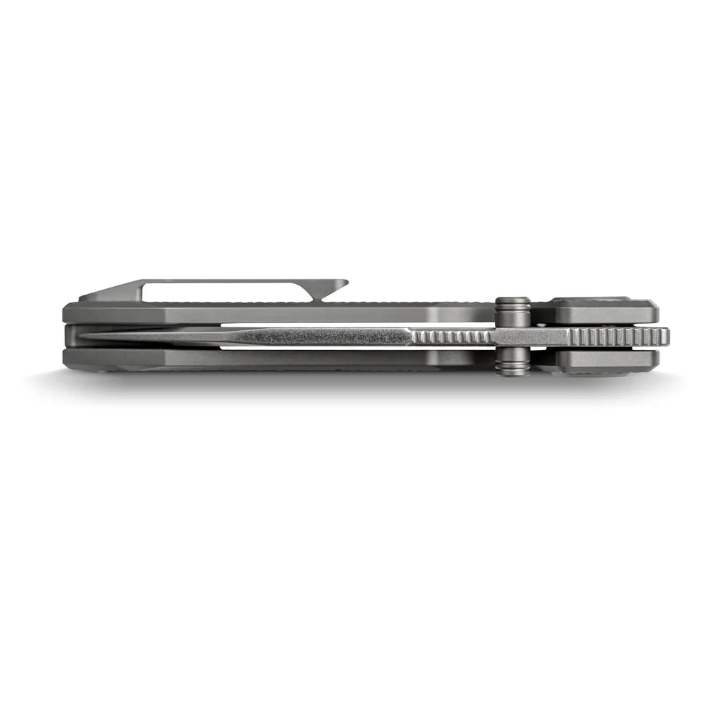 Raccoon V | Dim Grey Titanium + Stonewash Blade