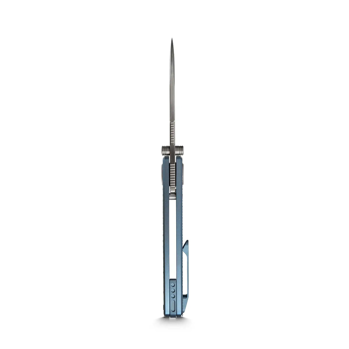 Raccoon V | Blue Titanium + Satin Blade