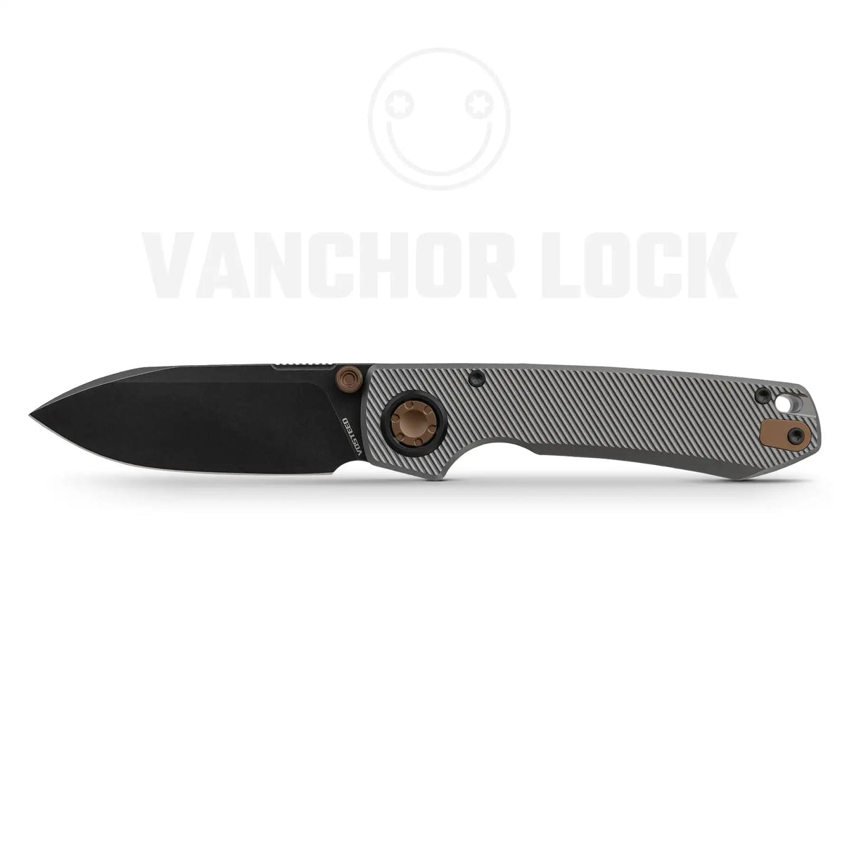 Raccoon V | Grey Titanium + Blackwashed Blade