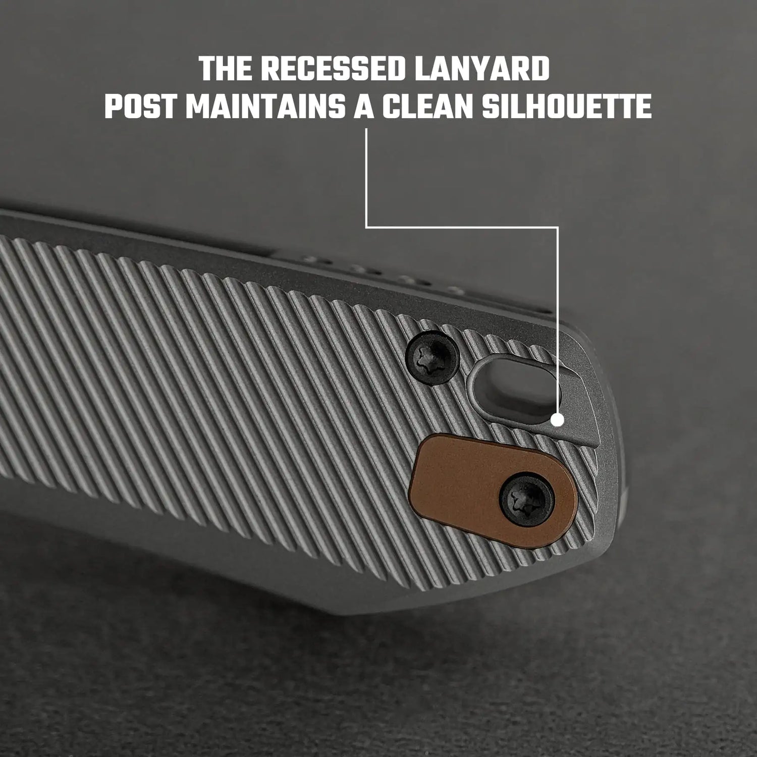 Raccoon V | Grey Titanium + Blackwashed Blade