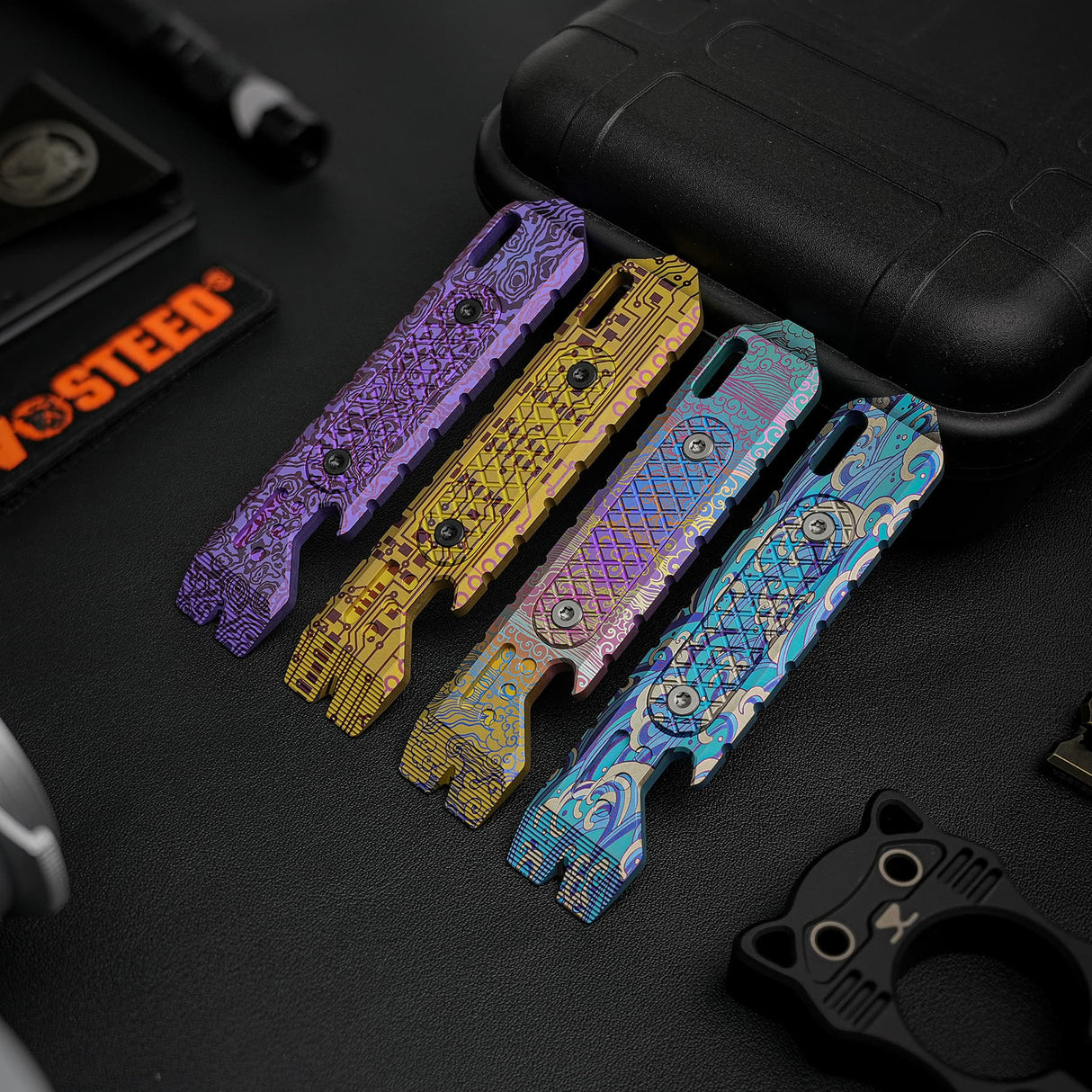 Shark Bomb Prybar 2.0 | Purple Threads Ti - X0174