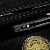 Thunderbird V | FatCarbon Purple Haze + Ti PVD Belt Satin M390 - A0319