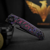 Thunderbird V | FatCarbon Purple Haze + Ti PVD Belt Satin M390 - A0319