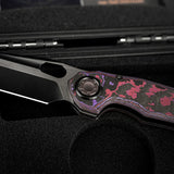 Thunderbird V | FatCarbon Purple Haze + Ti PVD Belt Satin M390 - A0319
