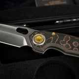 Thunderbird V | FatCarbon Copper Camo + Dual Satin & Bead Blast M390 - A0321