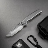 Thunderbird V | Grey Ti + Dual Satin & Bead Blast M390 - A0324
