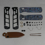 Vombat Handle Scales - Damtanium Camo Carbon
