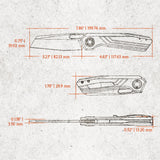 Xeno | Black Ti + TI-PVD & Satin Vanax