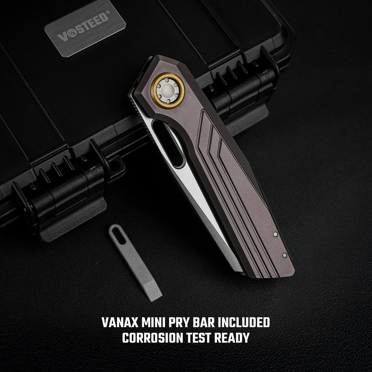 Xeno | Dark Red-Purple Ti + Satin Vanax