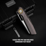 Xeno | Dark Red-Purple Ti + Satin Vanax