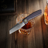 Xeno | Dark Red-Purple Ti + Satin Vanax