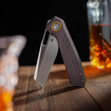 Xeno | Dark Red-Purple Ti + Satin Vanax