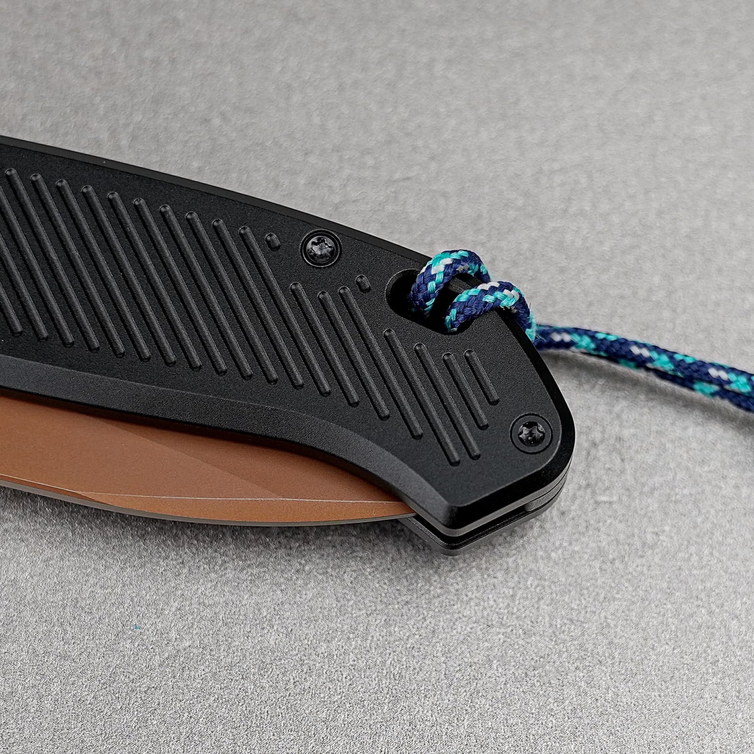 Zander - Vanchor Lock® | Black Aluminium + Copper Dune S35VN - A4601