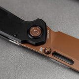 Zander - Vanchor Lock® | Black Aluminium + Copper Dune S35VN - A4601