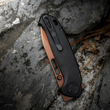 Zander - Vanchor Lock® | Black Aluminium + Copper Dune S35VN - A4601