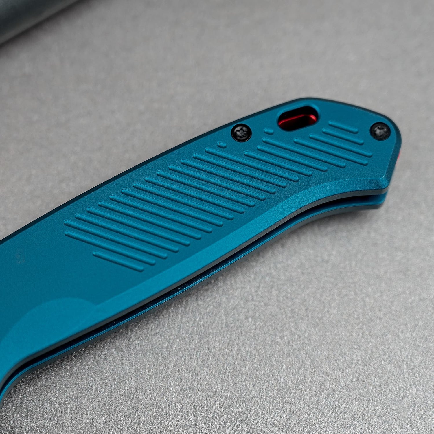 Zander - Vanchor Lock® | Steel Blue Aluminium + Blackwash S35VN - A4603