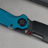 Zander - Vanchor Lock® | Steel Blue Aluminium + Blackwash S35VN - A4603