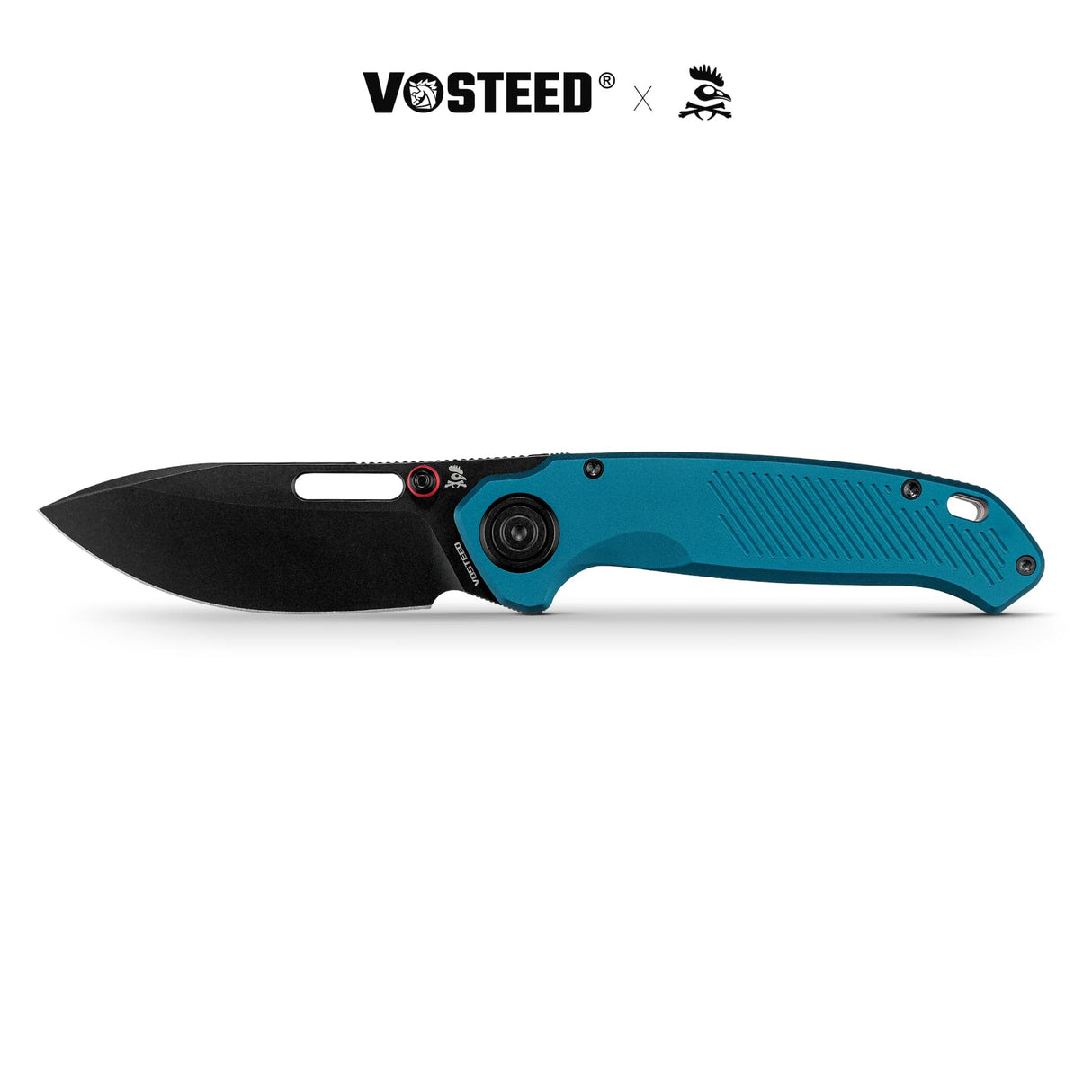 Zander - Vanchor Lock® | Steel Blue Aluminium + Blackwash S35VN - A4603
