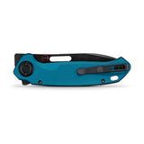 Zander - Vanchor Lock® | Steel Blue Aluminium + Blackwash S35VN - A4603
