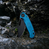 Zander - Vanchor Lock® | Steel Blue Aluminium + Blackwash S35VN - A4603