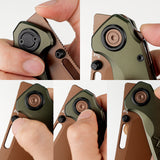 Zander - Vanchor Lock® | Olive Green Aluminium + Coper Dune S35VN - A4604