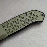 Zander - Vanchor Lock® | Olive Green Aluminium + Coper Dune S35VN - A4604