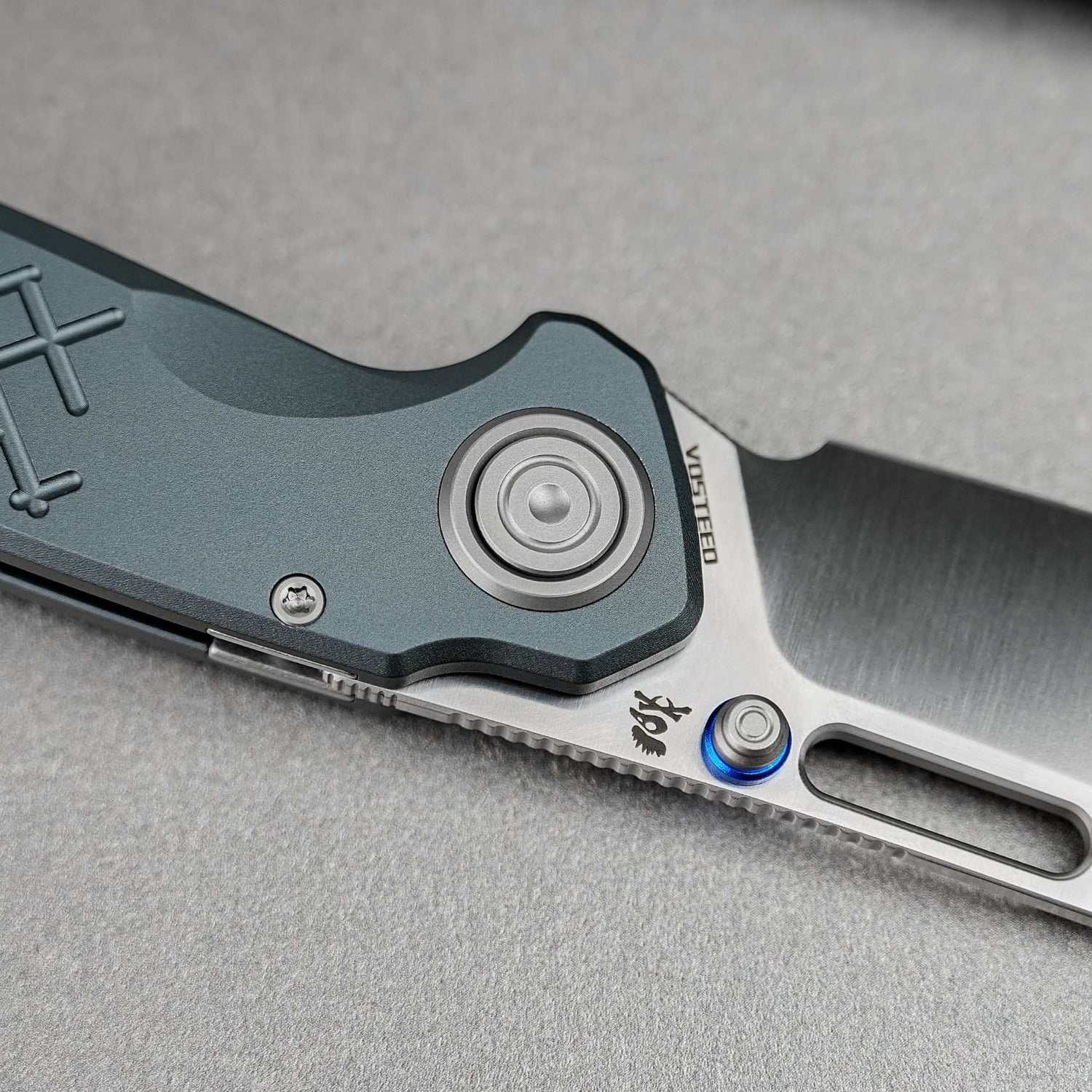 Zander - Vanchor Lock® | Grey Aluminium + Satin S35VN - A4605