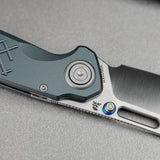 Zander - Vanchor Lock® | Grey Aluminium + Satin S35VN - A4605