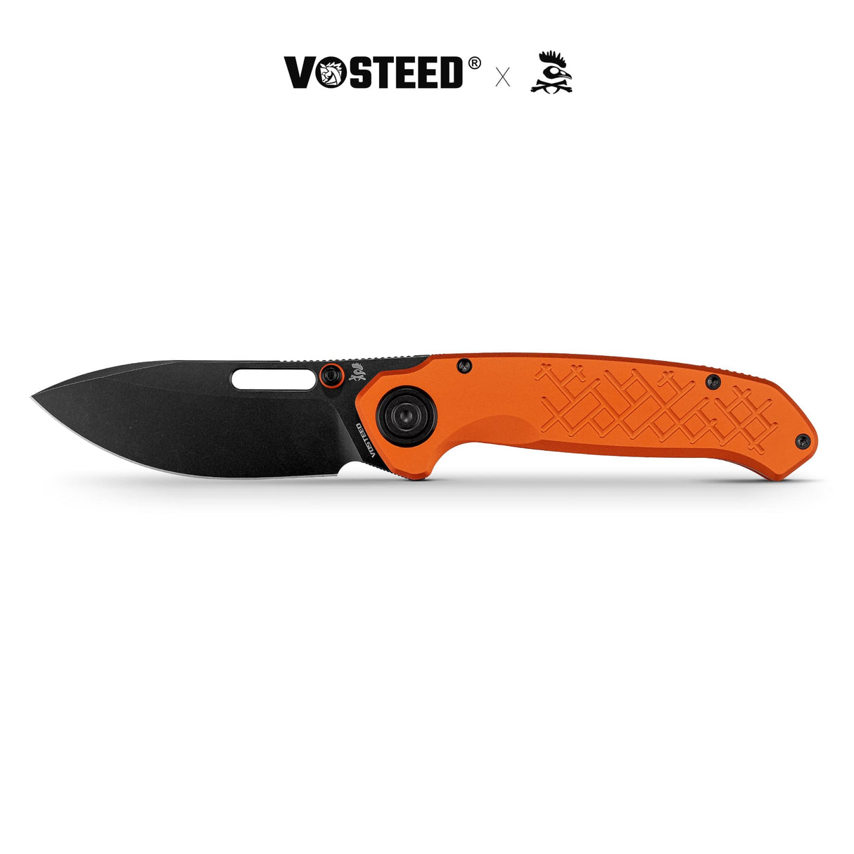 Zander - Vanchor Lock® | Orange Aluminium + Blackwash S35VN - A4606