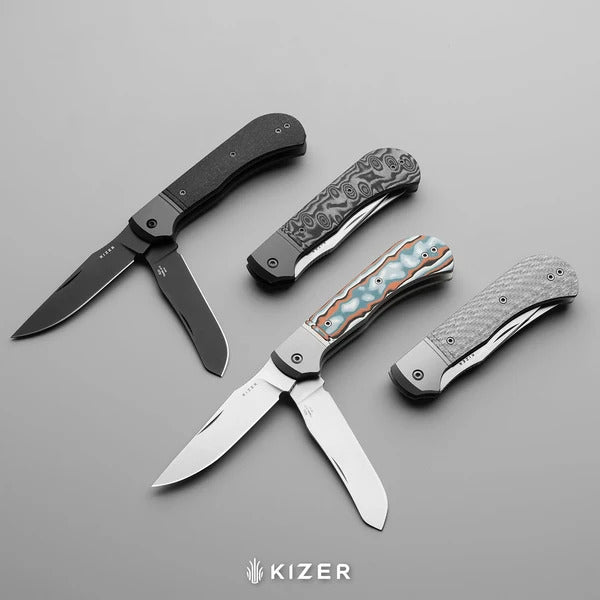 Trestle TP AirTi - Dual Blade | Aluminum & Vortex Micarta + Satin BD1N