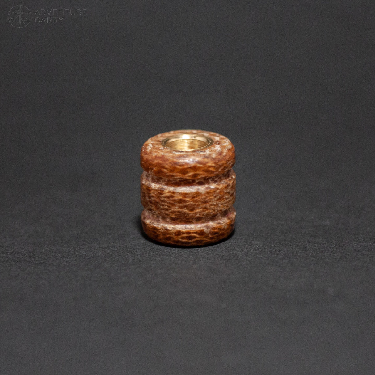 Hazel Brown Micarta Bead