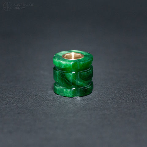 Jade Frag Acrylic Bead