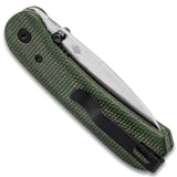 Lander 1 | Contoured Green Micarta + 14c28n