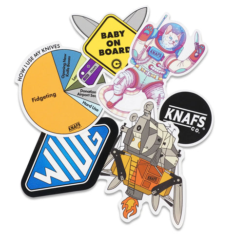 Knafs Sticker Pack | 6 Slaps