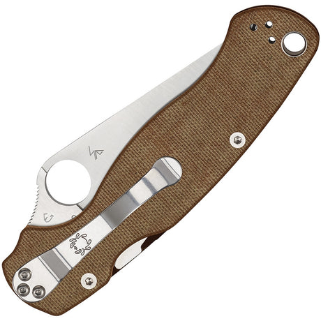 Para Military 2 Brown Canvas Micarta | CRUWEAR