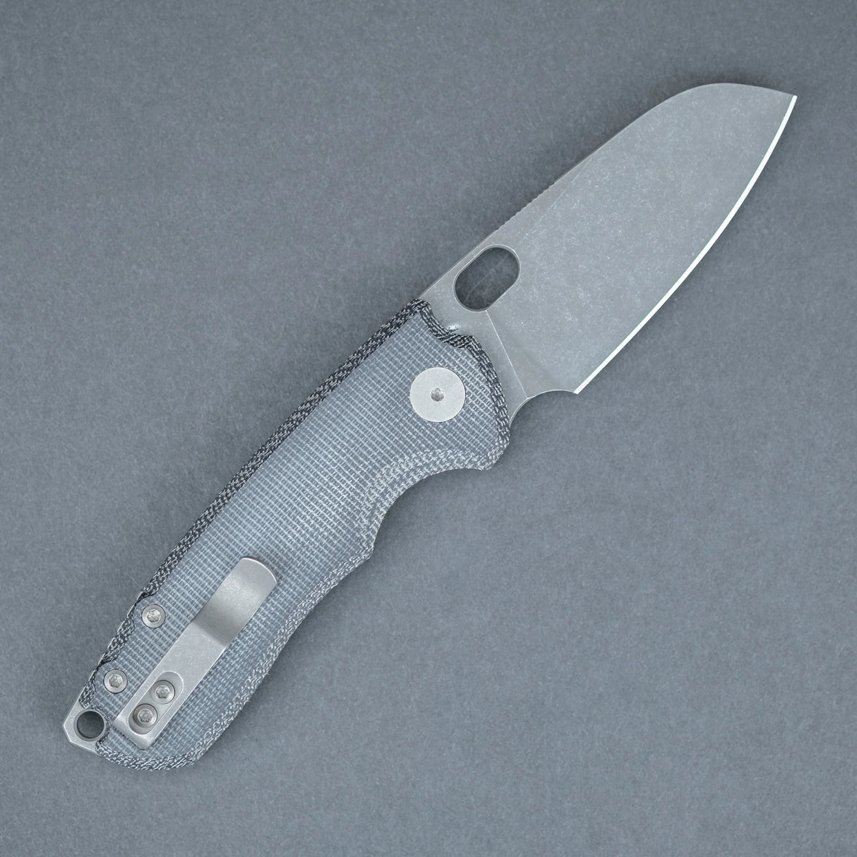 Urban EDC F5.5 | Black Micarta & Acid Etched M390 Blade